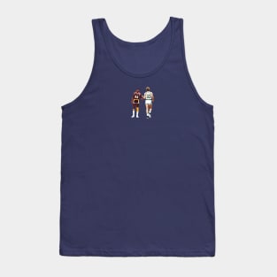 Larry Bird and Magic Johnson fist bump Qiangy Tank Top